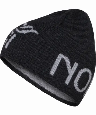 /29 mid merinoUll logo Beanie
